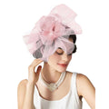 Elegant Flower Mesh Tea Party Fascinators With Clip