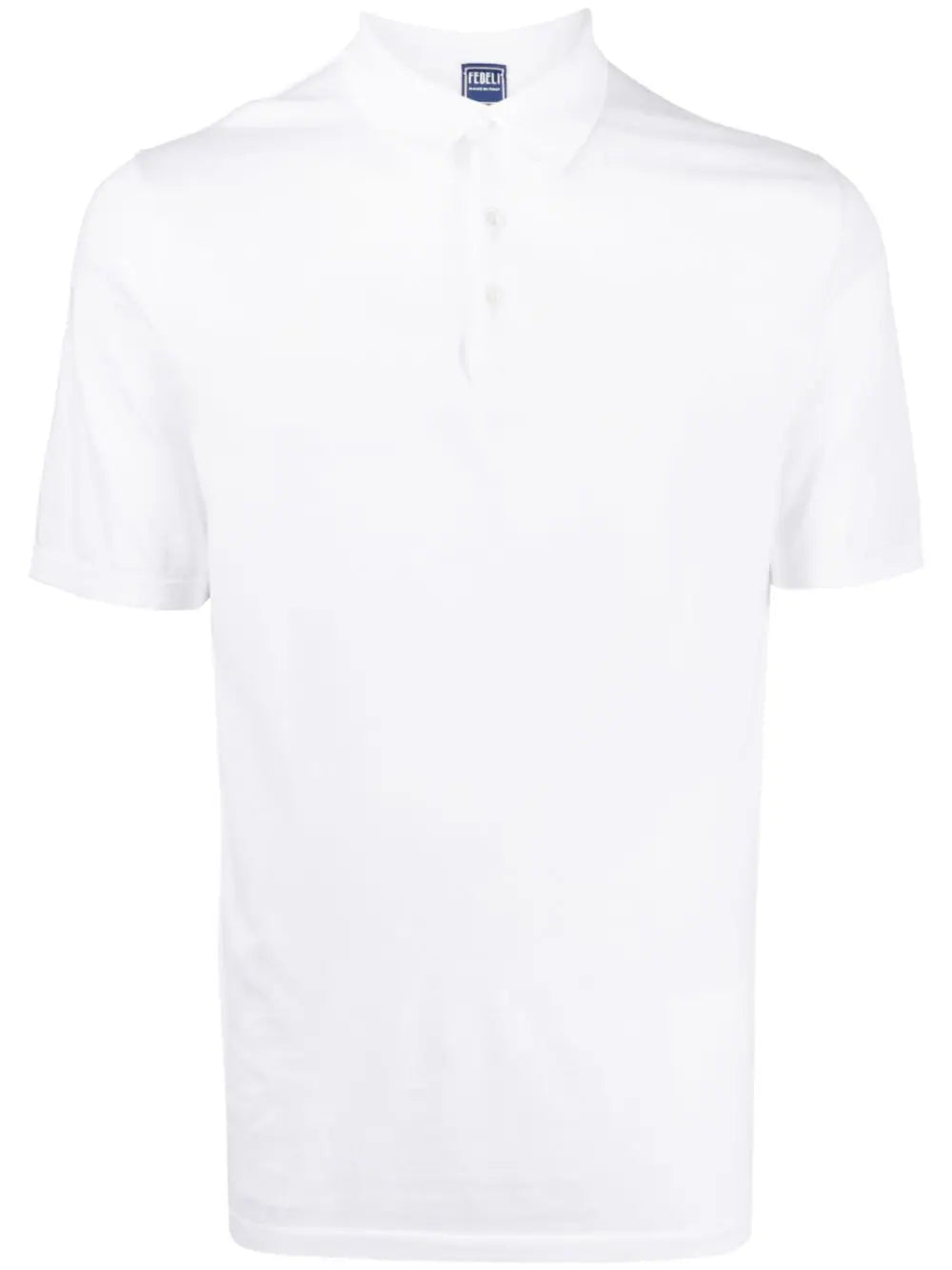 Fedeli Cotton Piqué Polo Shirt — White