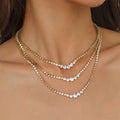 Fashion Rhinestone Multi-Layer Necklaces