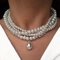 Retro Multi-Layer Pearl Necklace