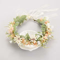 Rustic Daisy Artificial Flower Crown