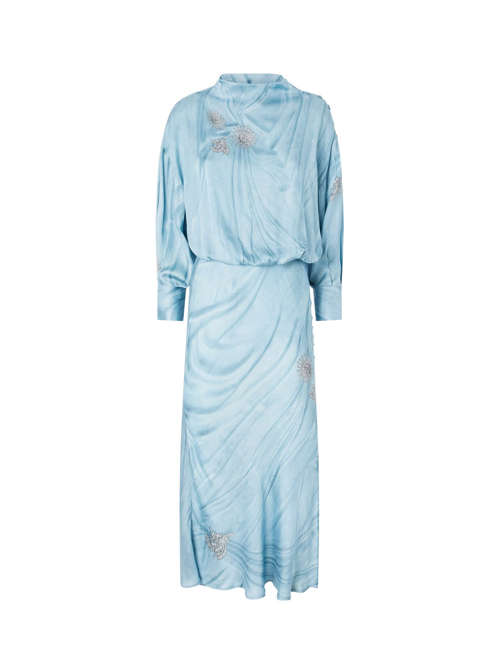 Pinko Dresses Clear Blue Viscosa - 44