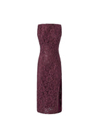 Pinko Dresses Bordeaux Cotone Nylon Viscosa - 44