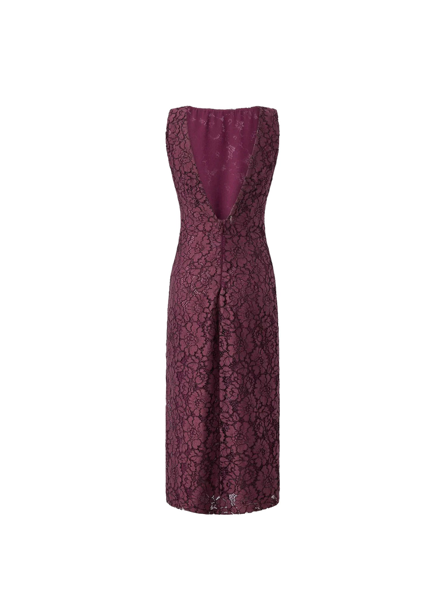 Pinko Dresses Bordeaux Cotone Nylon Viscosa - 44
