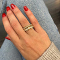 1.8CT Oval Cut Moissanite Wedding Bands Sets In Sterling Silver