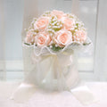 Artificial Wedding Flowers Free-Form Baby's Breath And Roses Bridal Bouquets