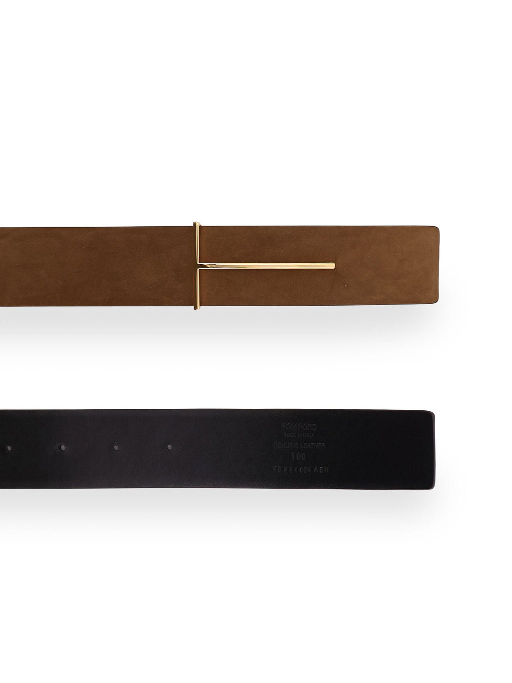 Tom Ford Belts Olivebrown Pelle - 100