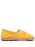 Dsquared2 Logo-Print Espadrille — Yellow
