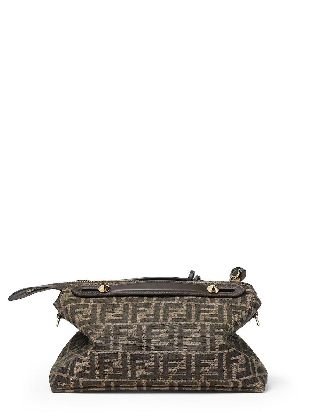 Fendi Bags T Moro R Ebano Os Tessuto Jacquard Ff/pelle