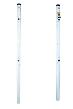 Postes Voley Multialtura Aluminio Fijo 90mm