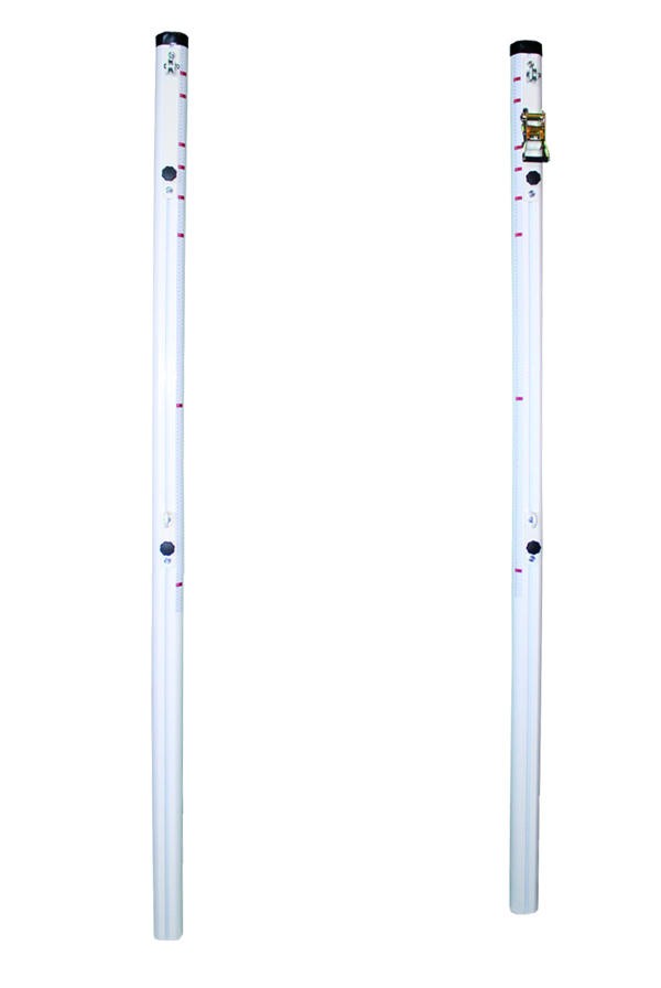 Postes Voley Multialtura Aluminio Fijo 90mm