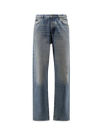 BOSS Jeans Turquoise Cotone