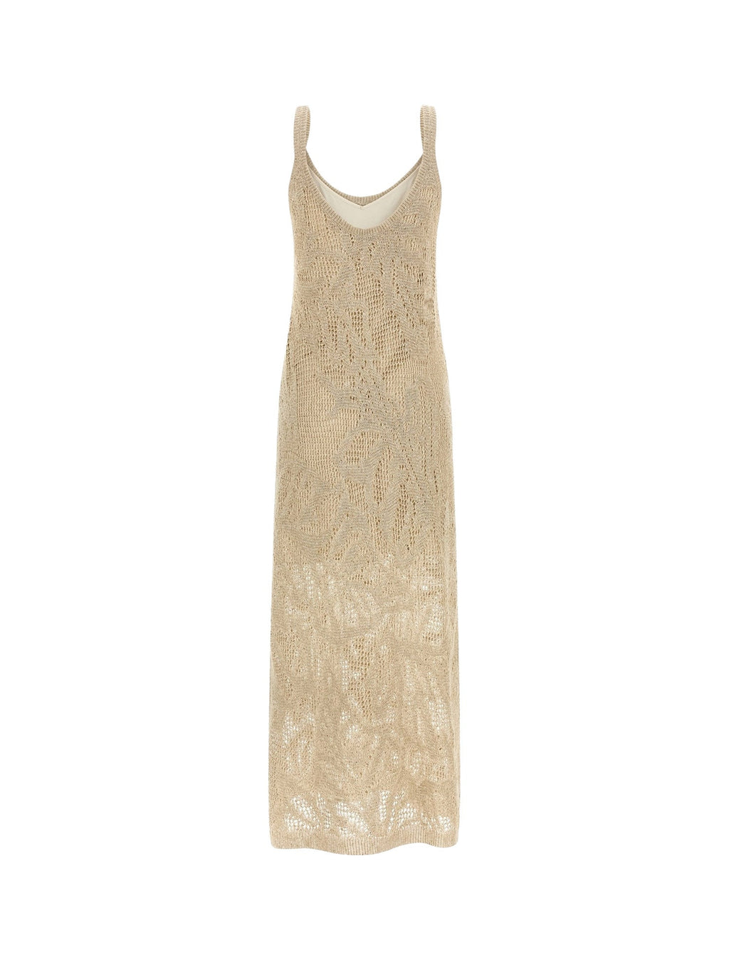 Brunello Cucinelli Dresses Beige Lino Cotone - M