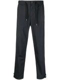 Herno Drawstring-Waist Tapered Trousers — Black