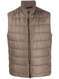 Manzoni24 Padded Down Vest — Taupe