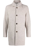 Manzoni24 Virgin Wool-Blend Coat — Beige