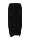 Valentino Velvet Skirt — Black