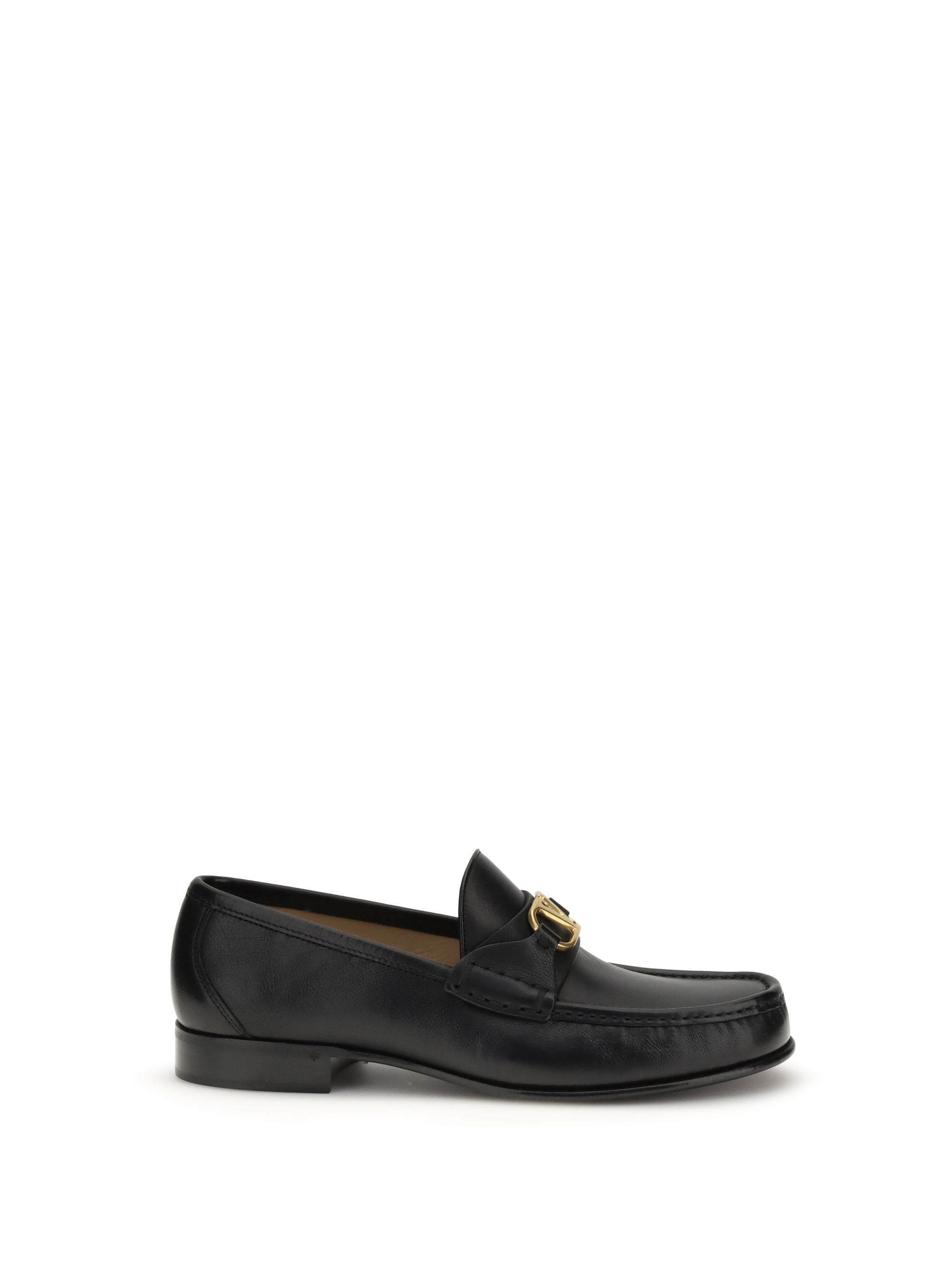 Valentino Garavani Signature VLogo Loafer — Black