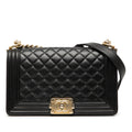 Medium Quilted Lambskin Boy Flap
