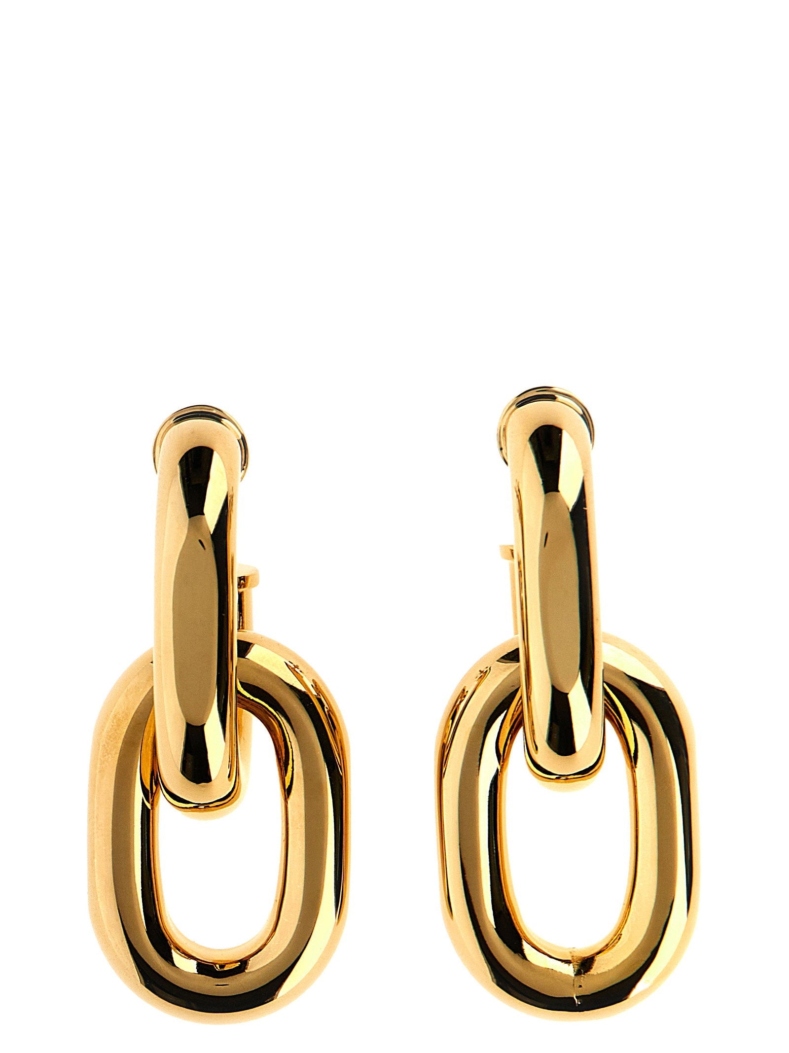 Paco Rabanne XL Link Earrings — Gold