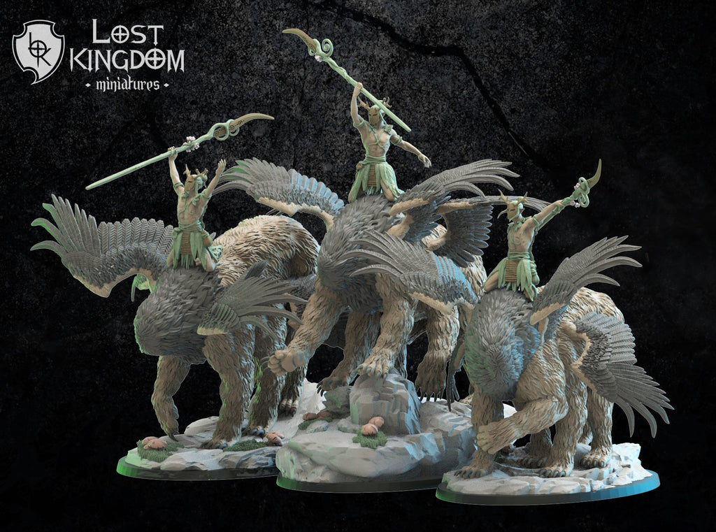 Kumakuro/Hundun Riders, Lost Kingdom Miniatures