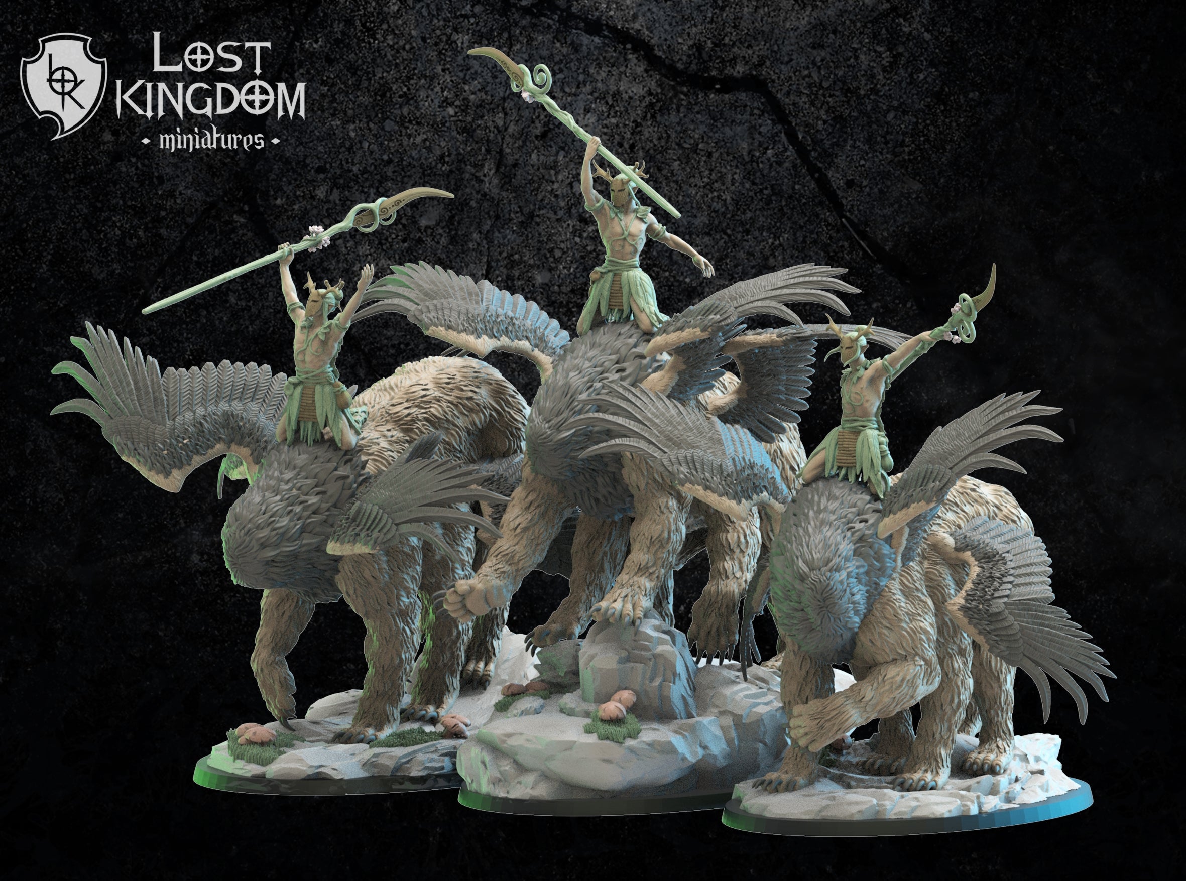 Kumakuro/Hundun Riders, Lost Kingdom Miniatures