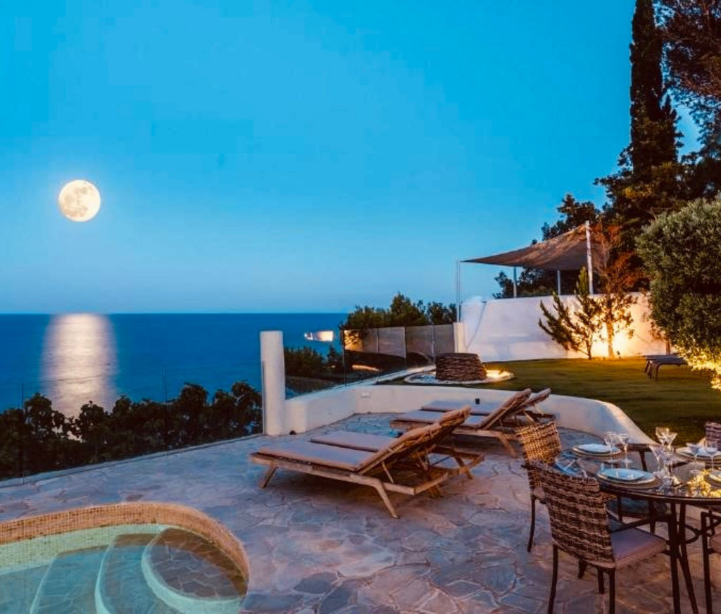 Sea-View Villa Sanctuary Above Sol d’en Serra in Santa Eulalia