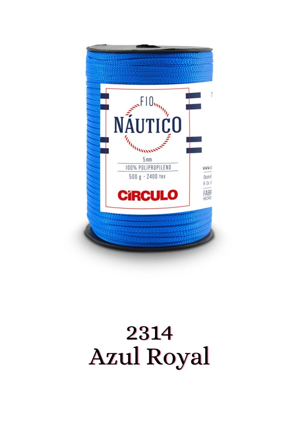 FIO NAUTICO 5mm CIRCULO 500 grs.