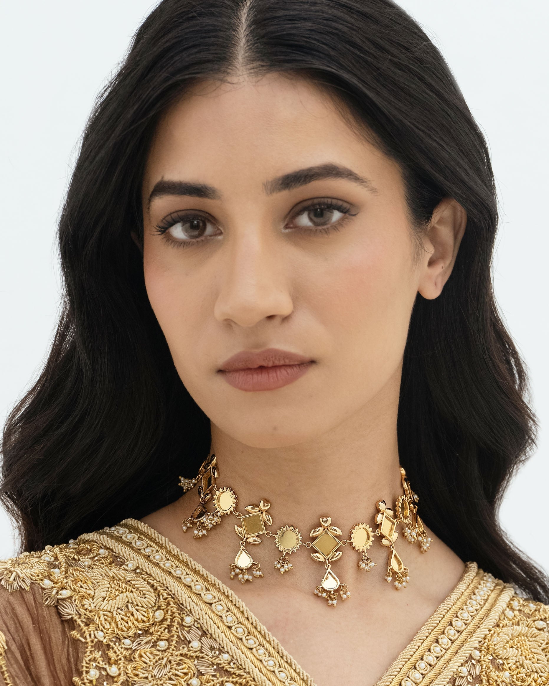 Sheeshmahal Choker By KYNAH, Luxury Indian Fashion & Bridal Wear