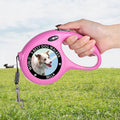 Correa para perro personalizada con diseño de foto de pata con texto y nombre Accesorios para exteriores Fiesta de mascotas Cumpleaños Regalo de Navidad para dueños de mascotas