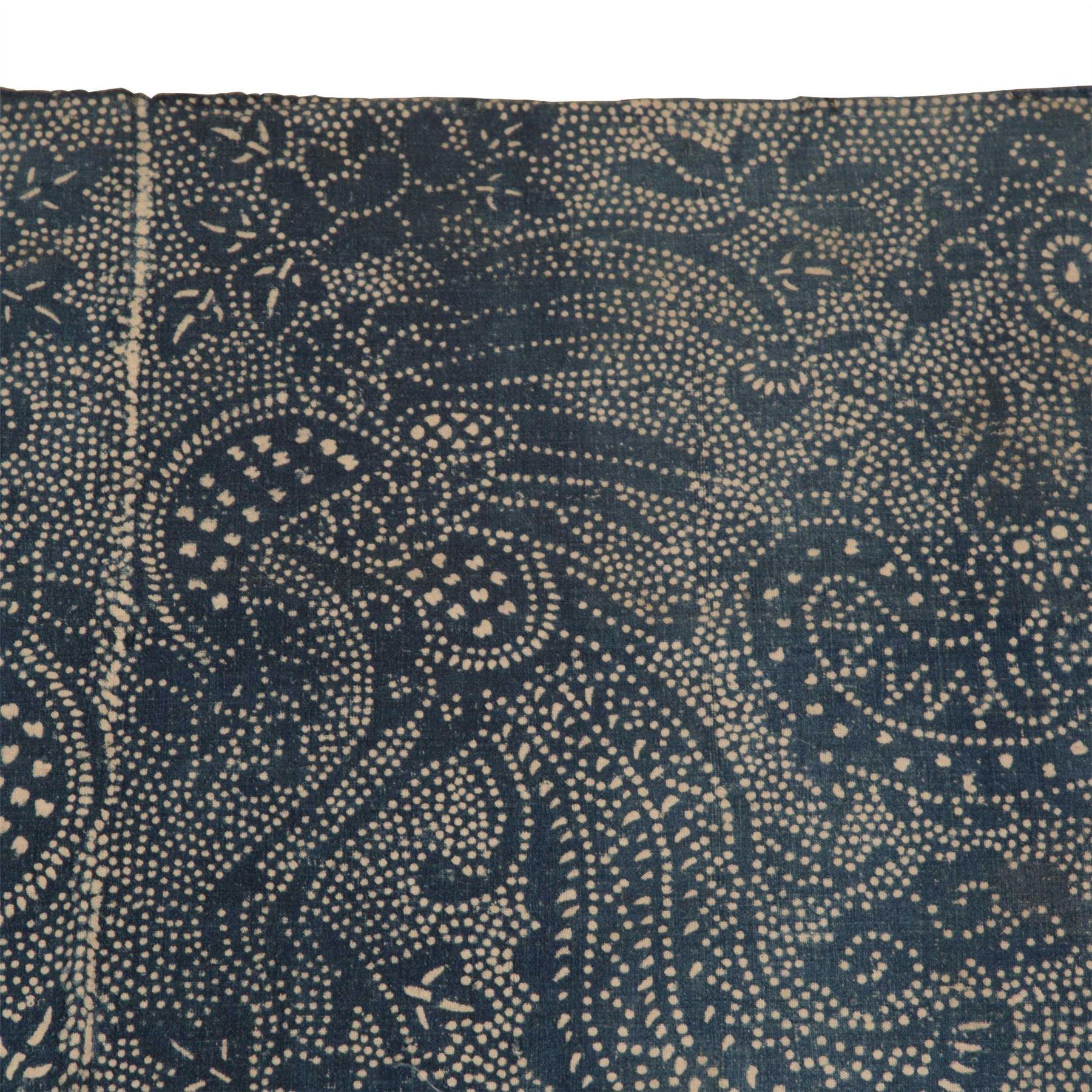 20th Century Chinese Batik Bed Cover By Sister Parish Design