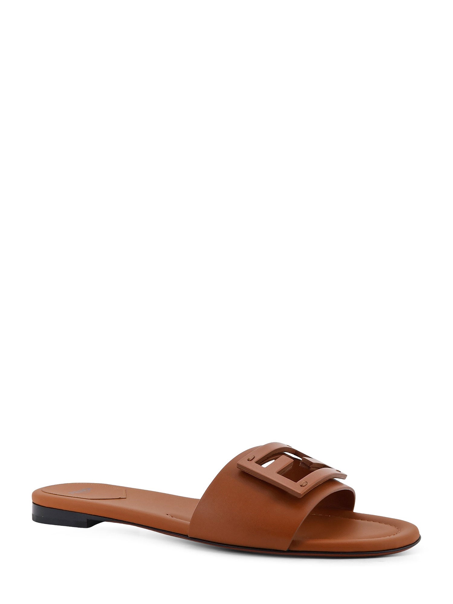 Fendi Sandals Leather Brown Pelle