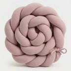 Braided Cot Bumper 210cm PINK