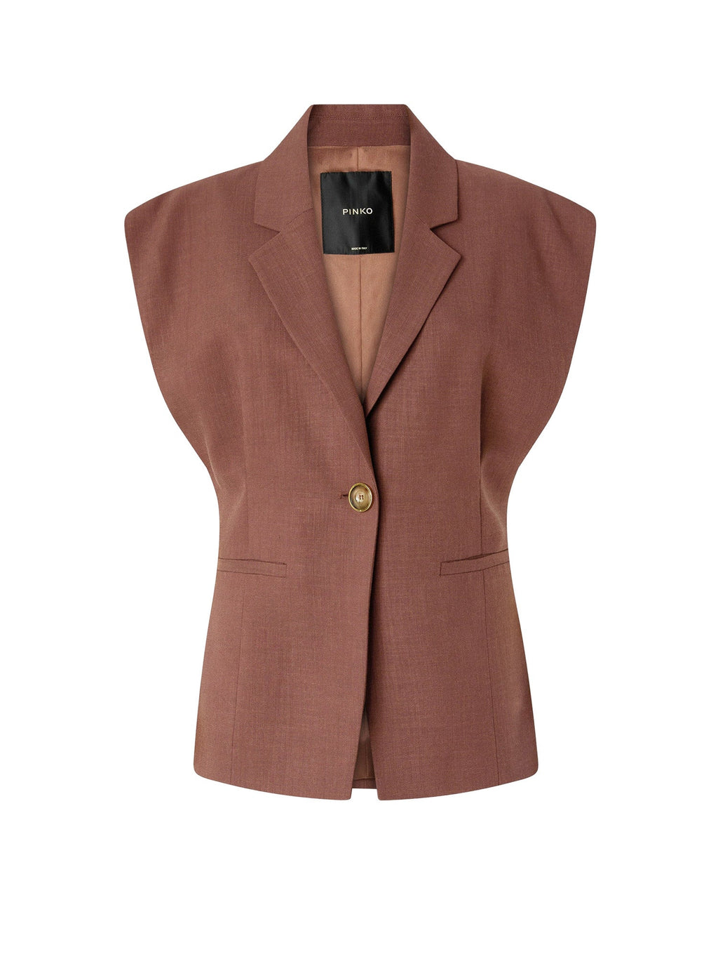 Pinko Clothing Brown Viscosa Poliestere Elastan - 38