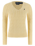 Polo Ralph Lauren Cable-Knit Pima Cotton Sweater — Cream