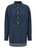 Polo Ralph Lauren Trompe l'Oeil Denim Shirt — Blue