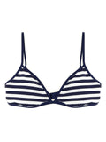 Polo Ralph Lauren Striped Bikini Top — Navy