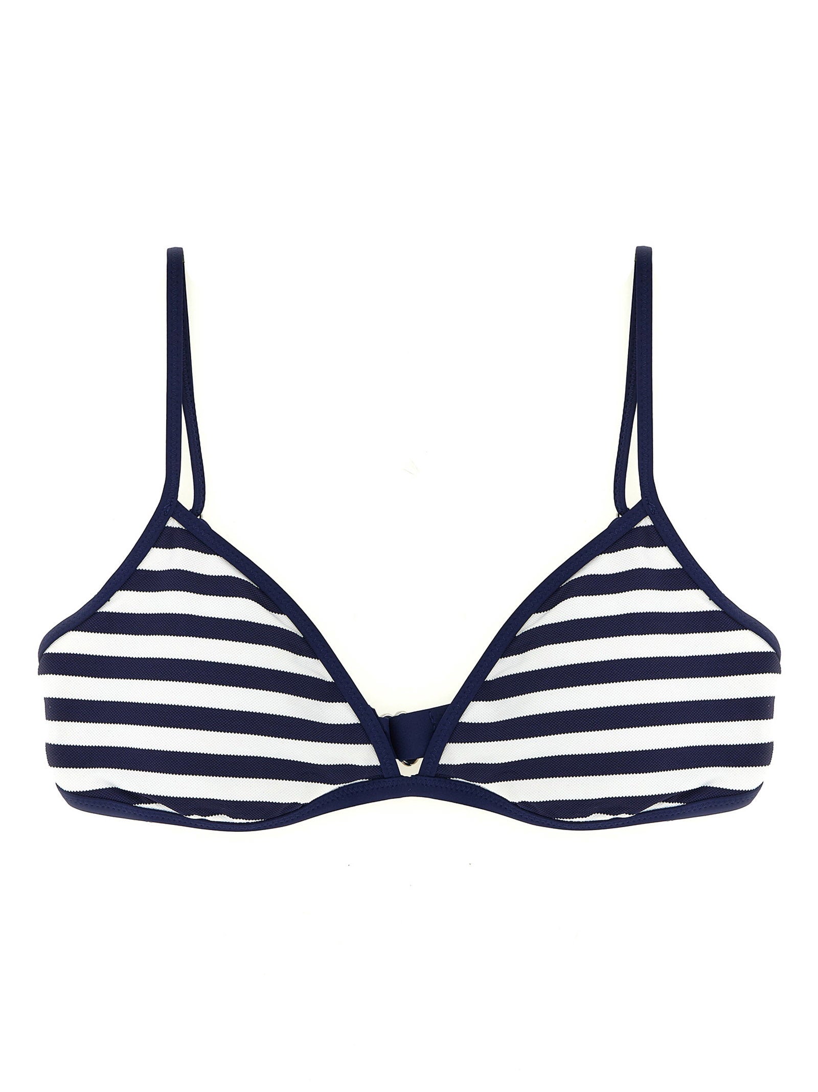 Polo Ralph Lauren Striped Bikini Top — Navy