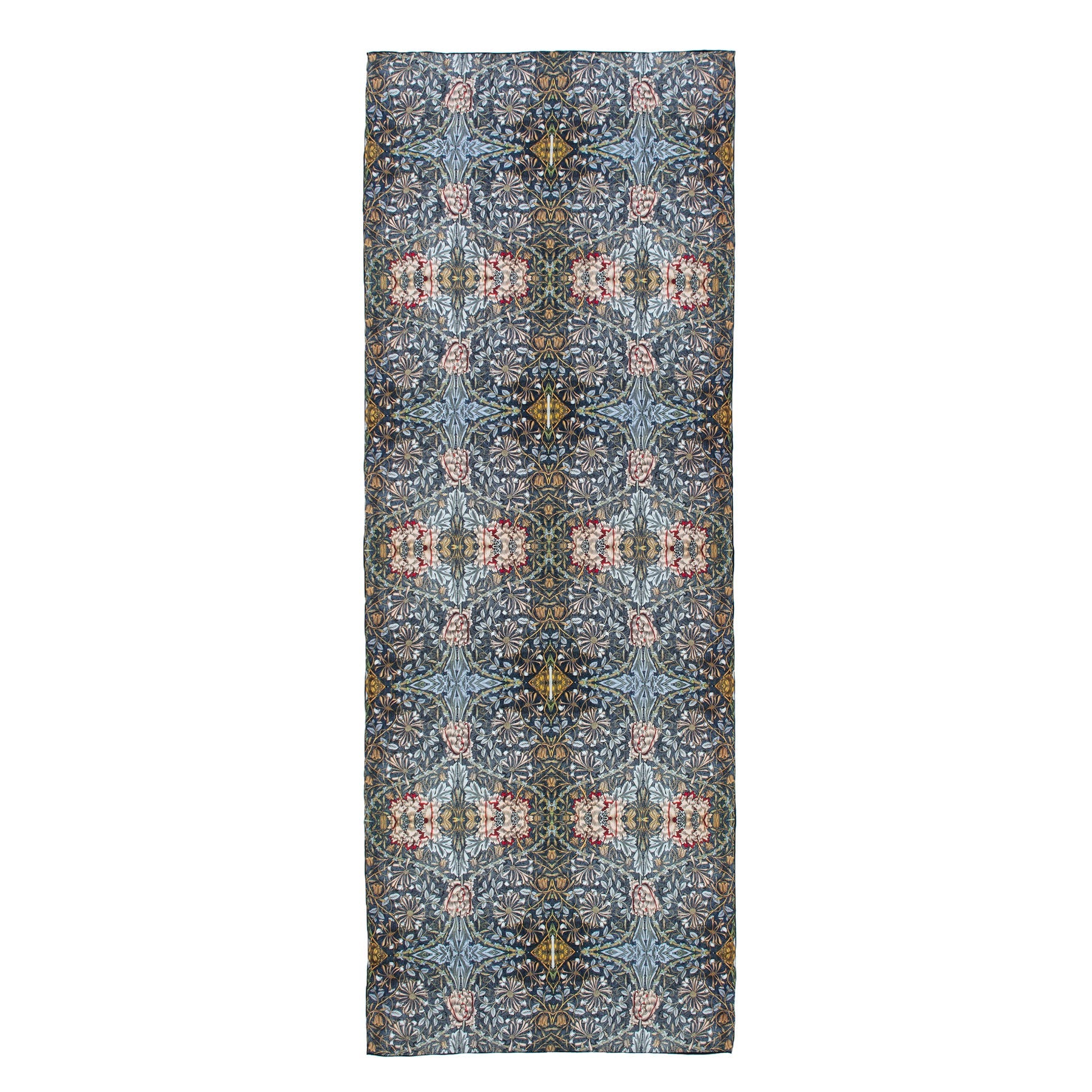 Grey Silk Scarf Erna
