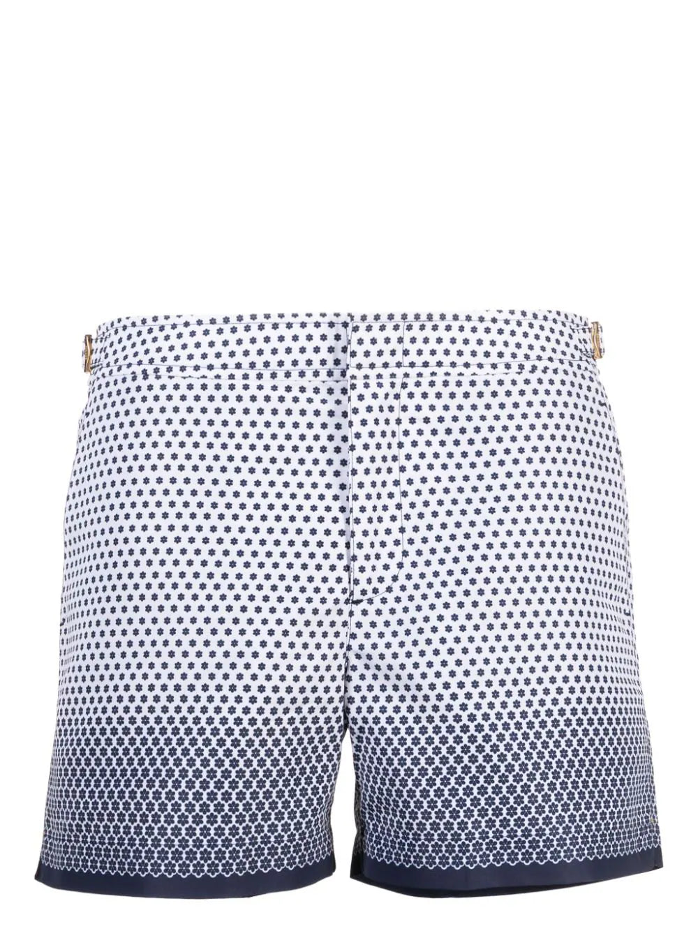 Orlebar Brown Floral-Print Ombré Swim Shorts — White
