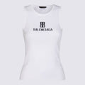 Balenciaga Top White _vi Pl
