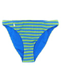 Polo Ralph Lauren Striped Nylon Bikini Bottom — Blue
