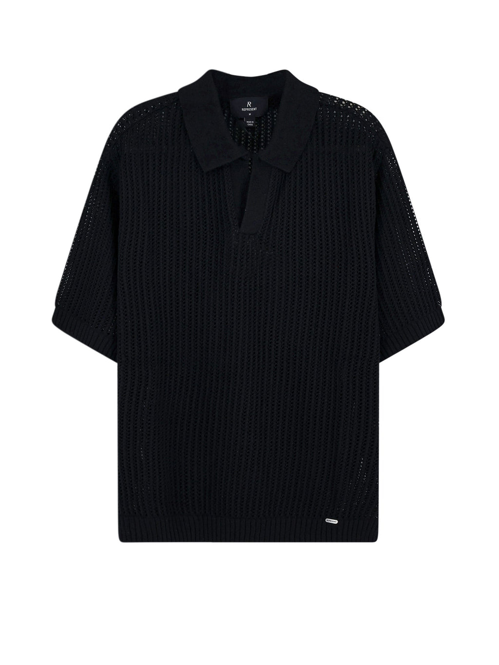 Represent T-shirts and Polos Jet Black Cotone