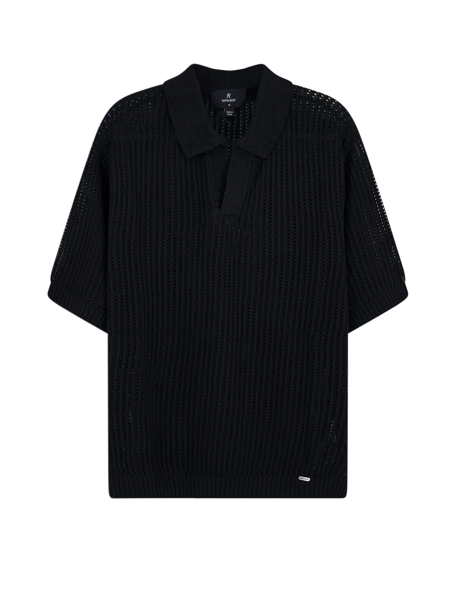 Represent T-shirts and Polos Jet Black Cotone