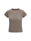 Rick Owens Cotton Slim T-shirt — Gray