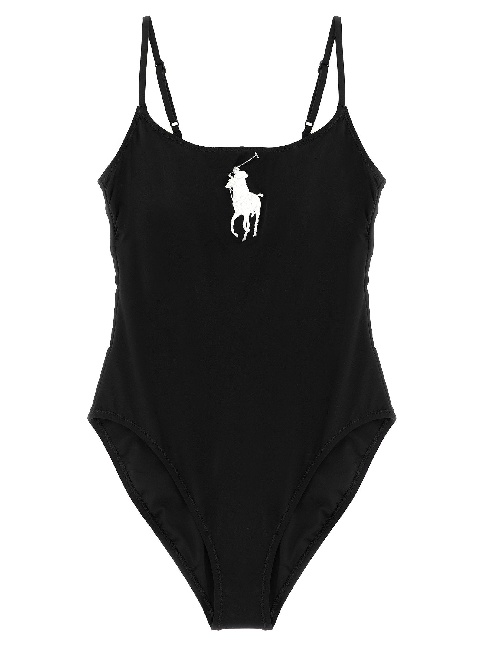 Polo Ralph Lauren Kennedy One-Piece Swimsuit — Black