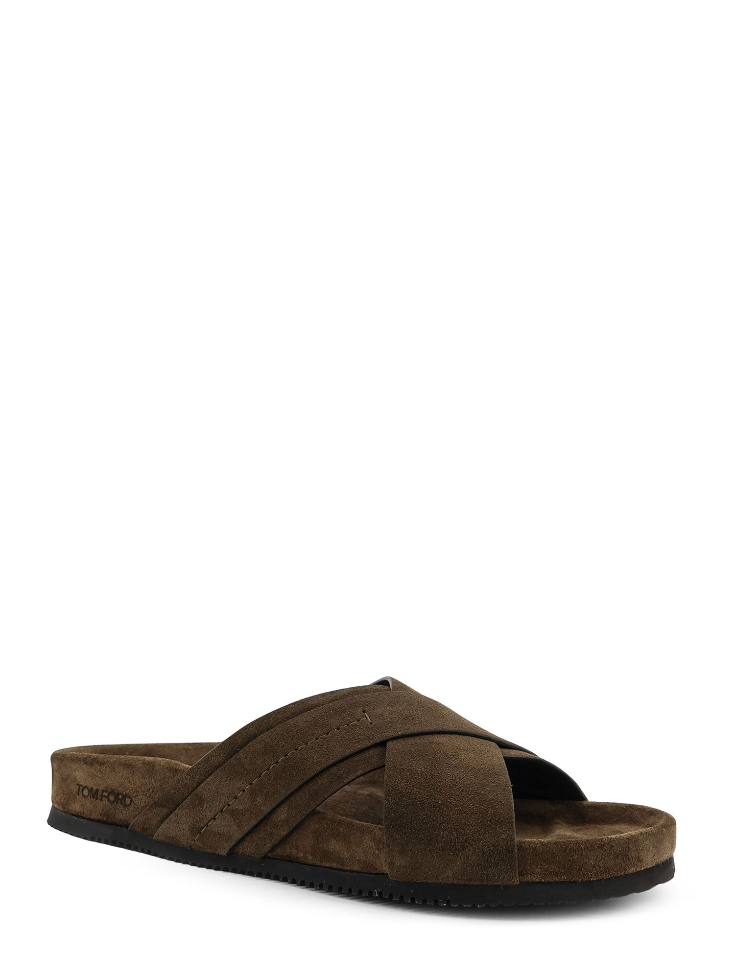 Tom Ford Sandals Khaki Suede - 41