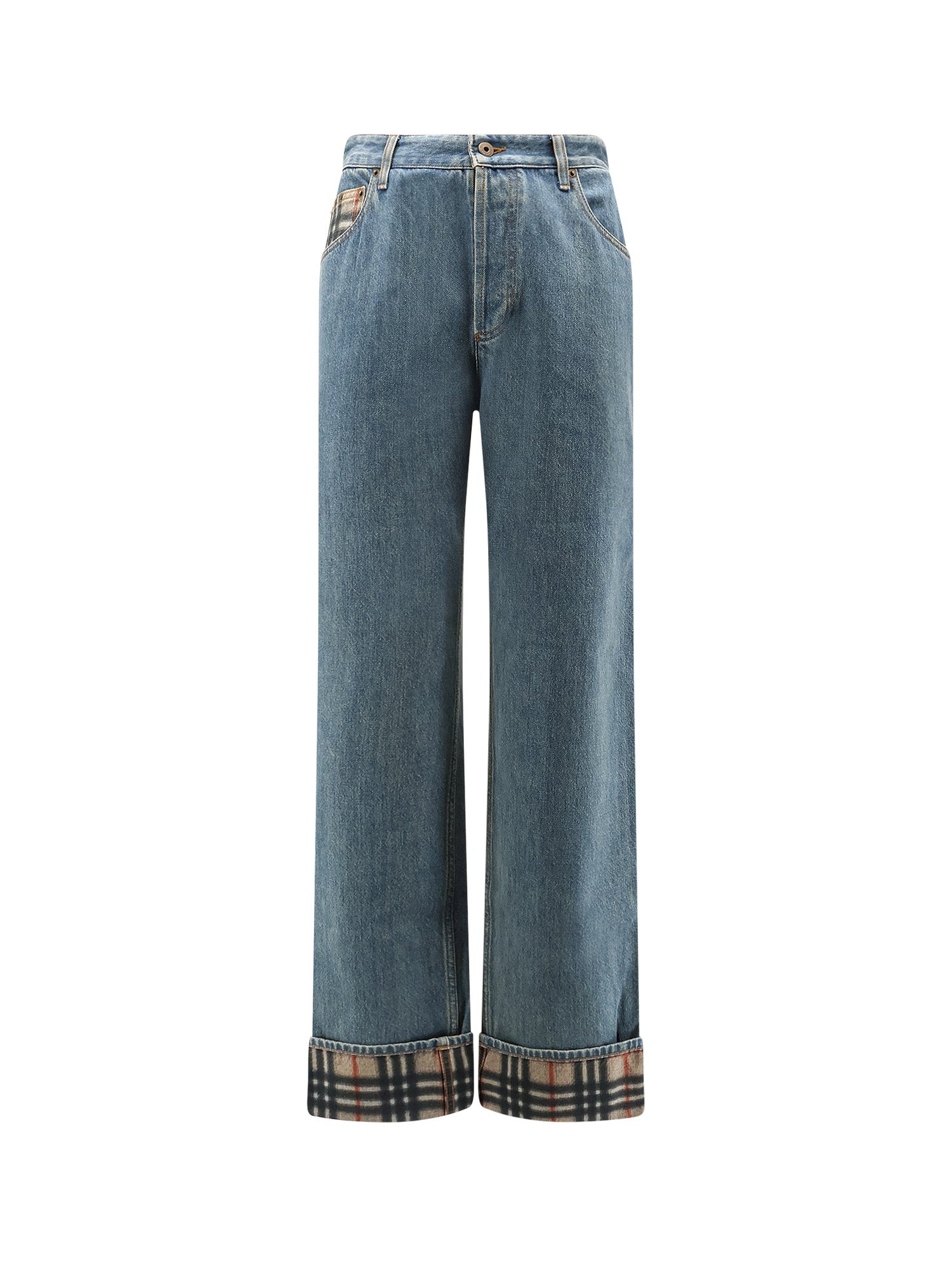 Burberry Jeans Mid Blue Cotone - 32
