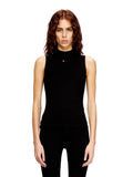 Diesel T-shirts and Polos Black Viscosa Elastan