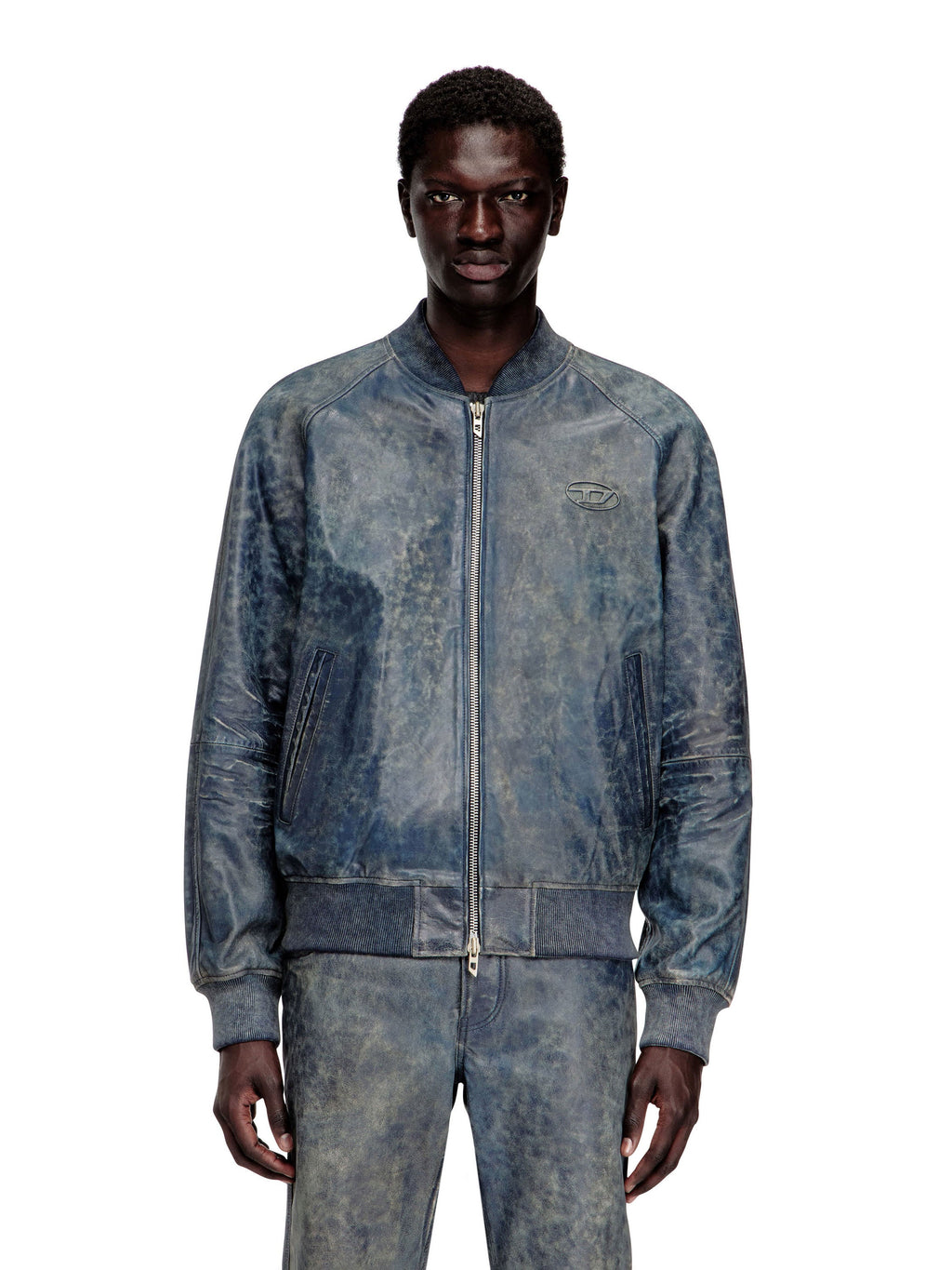 Diesel Jackets Grey Pelle - 50